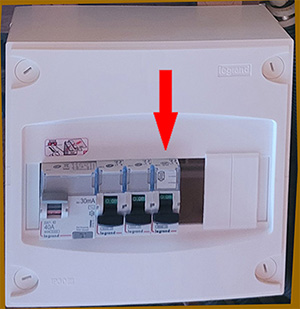 Disjoncteur eau chaude